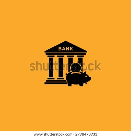 Banking icon flat vector design