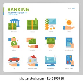 Banking icon set