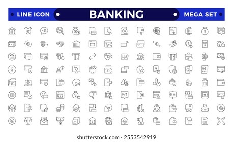 Banking icon set with money; bank; check; law; auction; exchange; payment; wallet; deposit; piggy; calculator; web icon. Containing policy; needs; community; government employee; public finance; icon.