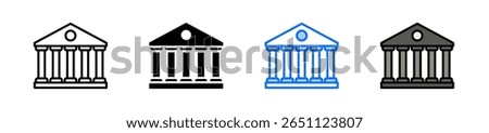 Banking Icon Set Multiple Style Collection