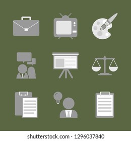 Banking icon set. Vector format.