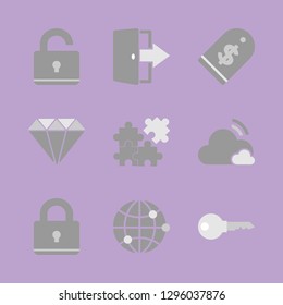 Banking icon set. Vector format.