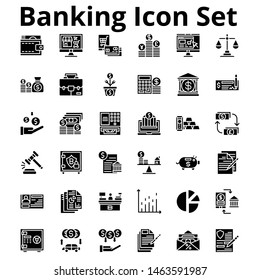 Banking Icon set for your creative designs