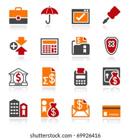 Banking icons. Color series.