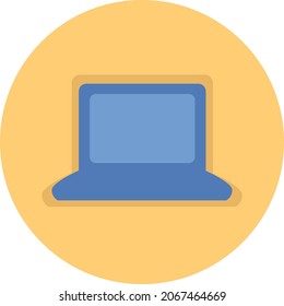 Banking laptop, illustration, vector, on a white background.