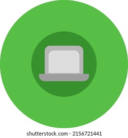 Banking laptop, illustration, vector on a white background.