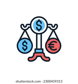 Banking Law icon in vector. Illustration