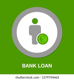 Banking Loan, Money Loans - Piggy Icon - Finance And Economy Symbol