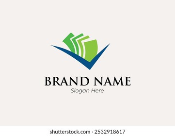 Banking-Logo, Business-Financial-Logo, Financial Service-Logo, Vektor-Template-Design