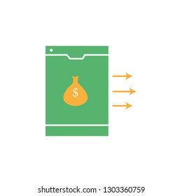 Banking, mobile payment icon. Element of Web Money and Banking icon for mobile concept and web apps. Detailed Banking, mobile payment icon can be used for web and mobile