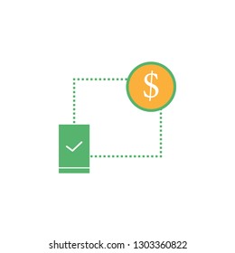 Banking, online store icon. Element of Web Money and Banking icon for mobile concept and web apps. Detailed Banking, online store icon can be used for web and mobile