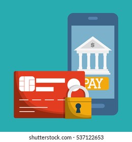 banking related icons image vector illustration design 