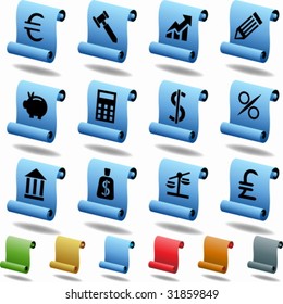 Banking Scroll Set