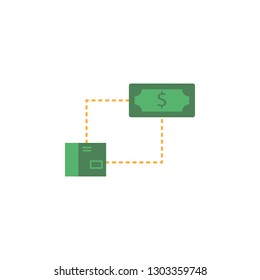 Banking, send, money icon. Element of Web Money and Banking icon for mobile concept and web apps. Detailed Banking, send, money icon can be used for web and mobile