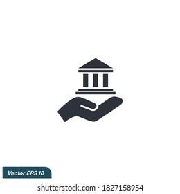 Symbol für das Design des Bankwesens