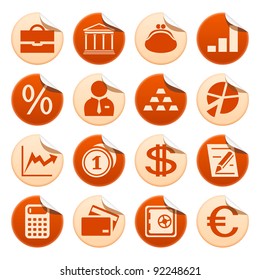 Banking stickers