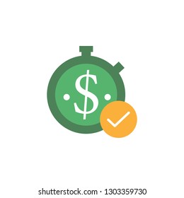 Banking, stopwatch icon. Element of Web Money and Banking icon for mobile concept and web apps. Detailed Banking, stopwatch icon can be used for web and mobile