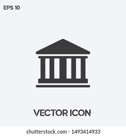 Banking symbol vector icon for web and mobile applications. Premium quality. 