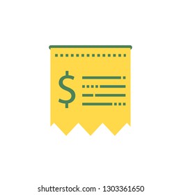 Banking, ticket icon. Element of Web Money and Banking icon for mobile concept and web apps. Detailed Banking, ticket icon can be used for web and mobile
