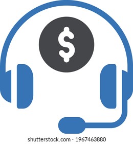 banking vector glyph colour icon