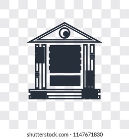 Banking vector icon isolated on transparent background, Banking logo concept