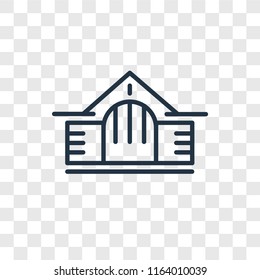 Banking vector icon isolated on transparent background, Banking logo concept