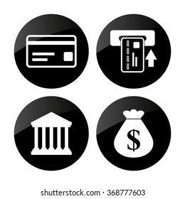 banking  vector icon set