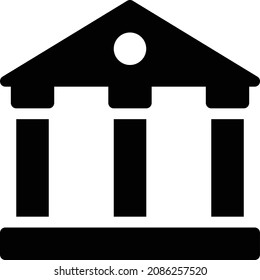 banking vector illustration isolated on a transparent background . glyph vector icons for concept or web graphics.