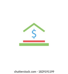 banking vector logo design template