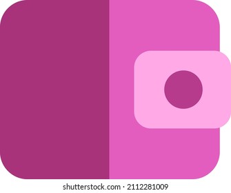 Cartera bancaria, ilustración, vector sobre fondo blanco.