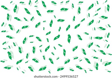 Banknote flow, money, $, coin,  flowing seamless background texture, New Year festival, celebration, gift, present box paper, backdrop