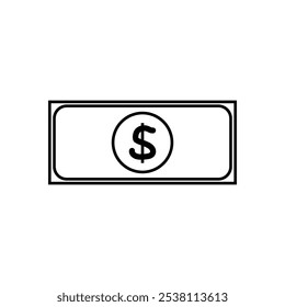 Banknote icon design for personal commercial use