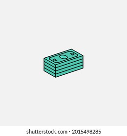 Banknote icon sign vector,Symbol, logo illustration for web and mobile