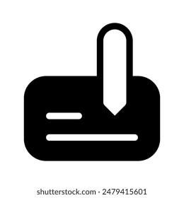 Banknote Icon Vector Symbol Design Illustration