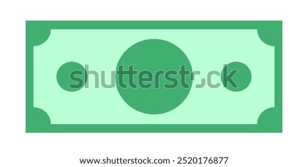 banknote money dollar icon, flying money bill, paper dollar currency, cash money