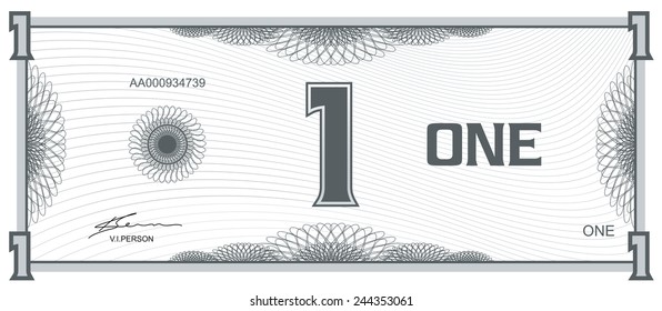 banknote one