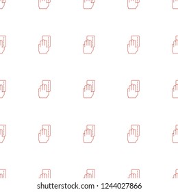 banknote pattern repeat seamless on white background. Editable line banknote icons from e-commerce collection. creadit card payment icon for web and mobile.
