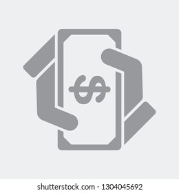 Banknote pay in USD dollars