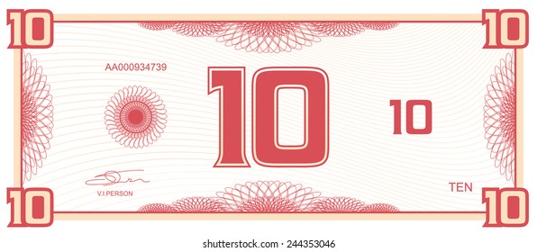 banknote ten