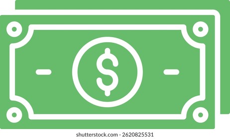 Vektorsymbol für Banknoten Kann für Druck-, Mobil- und Web-Anwendungen verwendet werden.