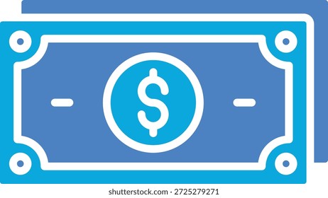 Icono de Vector de billetes. Se puede utilizar para aplicaciones de impresión, móviles y de Web.