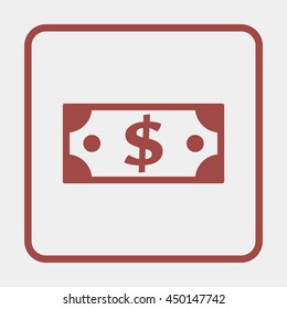 Banknotes icon.