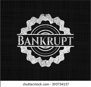Bancarrota con textura de pizarra