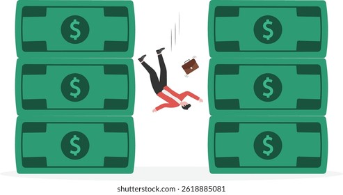 Falências, armadilhas ou abismos, falhas de investimento ou perdas de negócio, crises bolsistas ou crises econômicas do mercado;

