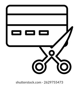 Elemento de icono de bancarrota para diseño