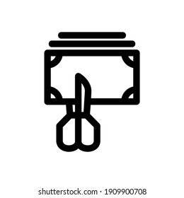 bankruptcy icon or logo isolated sign symbol vector illustration - high quality black style vector icons
