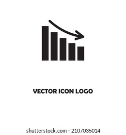 Icono vector de quiebra. Trazo editable. Signo de estilo lineal para uso en diseño web y aplicaciones móviles, logotipo. Ilustración de símbolo. Gráficos vectoriales de píxeles - Vector