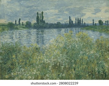 Banks of the Seine - vector illustration