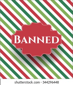Tarjeta o afiche prohibidos