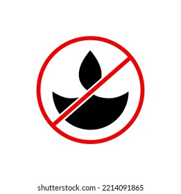 símbolo de la diya prohibida aquí. No flame el icono de diya aquí.